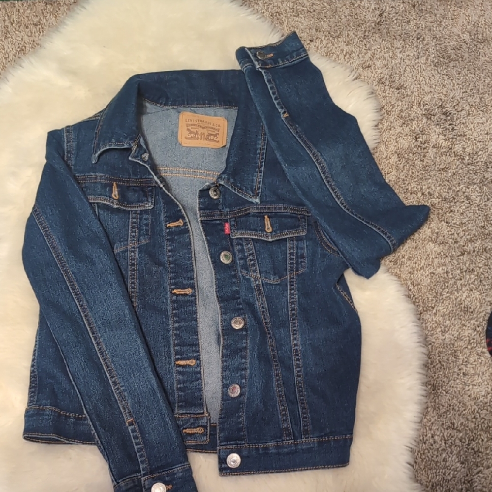 Girls Levi's Indigo Denim Jacket M(10/12)